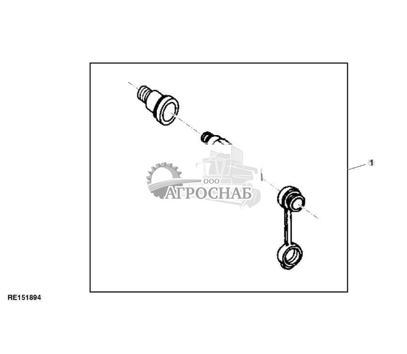 Attachment, Hydraulic Motor Drain or Sump 